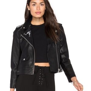Obey Don't Forget Me Vegan Leather Jacket